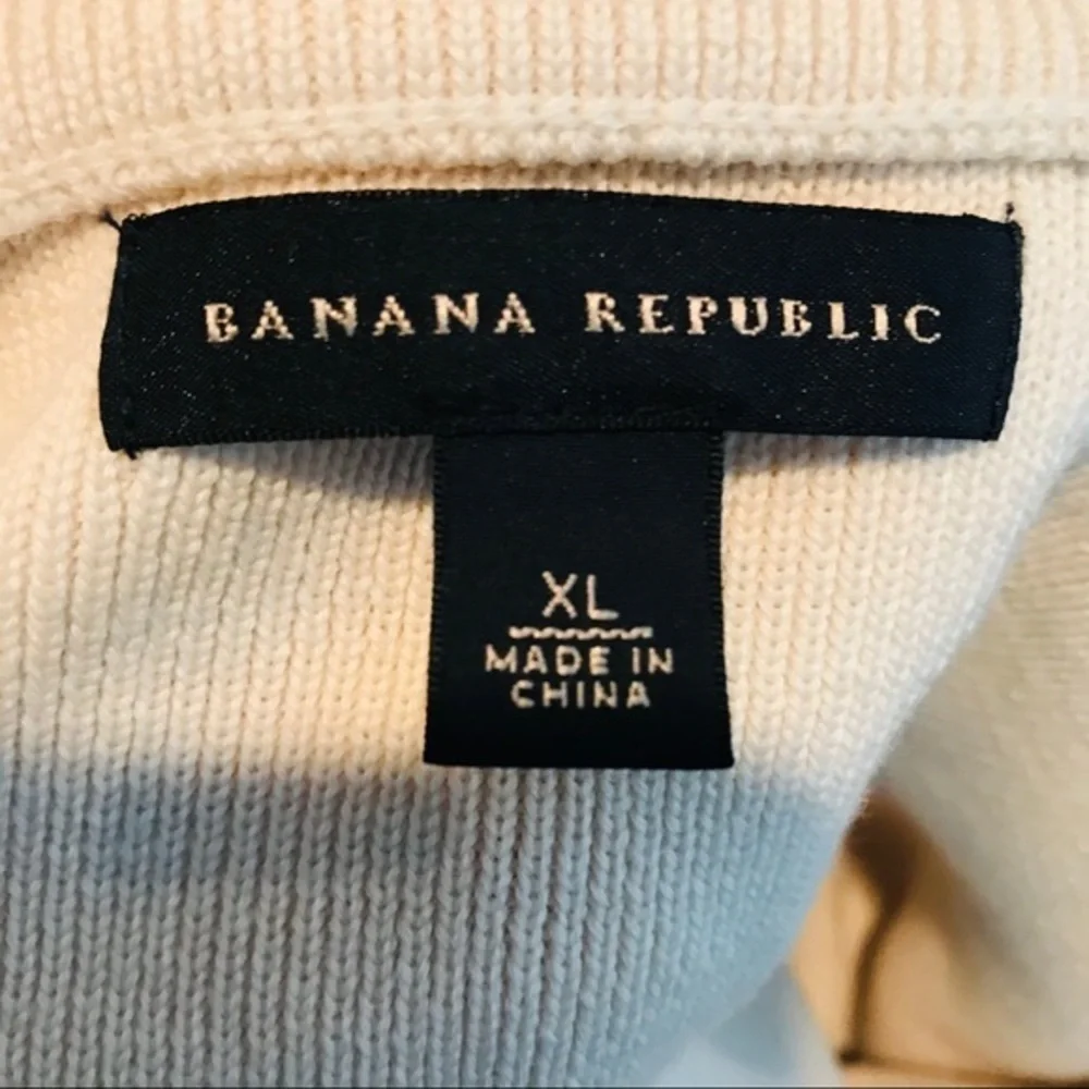 𝅺banana Republic Wool Men’s Sweater Style Jacket